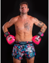 Buddha Titanium Pink and Black. Gloves for intense training.