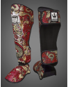Red Buddha Dragon Shin Guards | Muay Thai, Kickboxing and MMA