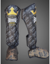 Espinilleras Buddha Top Premium Negras | Muay Thai, Kick Boxing y MMA