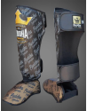 Espinilleras Buddha Top Premium Negras | Muay Thai, Kick Boxing y MMA