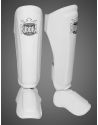 Espinilleras Buddha Epic Blancas para MMA y Muay Thai - Protege y Entrena con Estilo