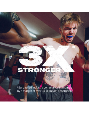 Safejawz Intro Series Azul – Protector Bucal Seguro y Adaptable para Boxeo, Muay Thai y MMA