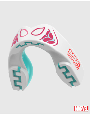 Safejawz Marvel Spider-Gwen Mouthguard – Professional Fit and Advanced Protection for Boxing and MMA