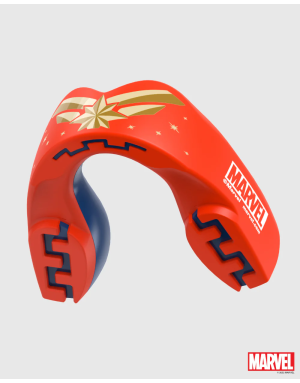 Protector Bucal Safejawz Marvel Capitana Marvel – Máxima Protección y Ajuste Profesional para Deportes de Contacto