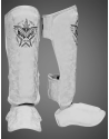 Espinilleras Buddha Army Blancas | Protección premium y elegancia – Il Coliseum