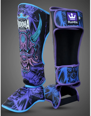 Espinilleras Buddha Luzbel | Diseño rebelde y protección pro – Il Coliseum