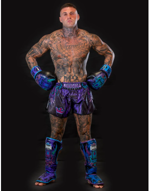 Buddha Luzbel Shin Guards | Edgy design and professional-grade protection – Il Coliseum