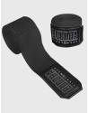 Black Buddha Boxing Bandages, 2.5 m, Semi-Elastic | Il Coliseum
