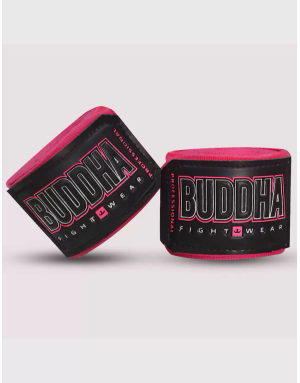 Buddha Pink 2.5m Semi-Elastic Boxing Bandages | Il Coliseum