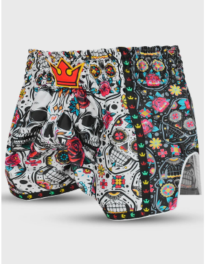 Buddha Santa Muerte Muay Thai Shorts | Unique Style and Professional Performance