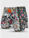 Buddha Santa Muerte Muay Thai Shorts | Unique Style and Professional Performance