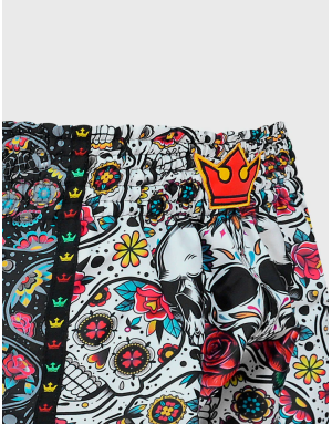 Buddha Santa Muerte Muay Thai Shorts | Unique Style and Professional Performance