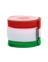 Vendas de Boxeo Leone 1947 4,5m Tricolor Italia | Il Coliseum | Algodón Semi-elástico con Velcro Diseñas para Boxeo y Muay thai