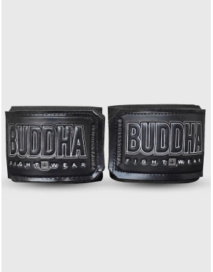 Black Buddha Boxing Bandages 4.5M Semi-Elastic | Il Coliseum