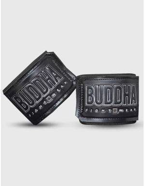 Black Buddha Boxing Bandages 4.5M Semi-Elastic | Il Coliseum